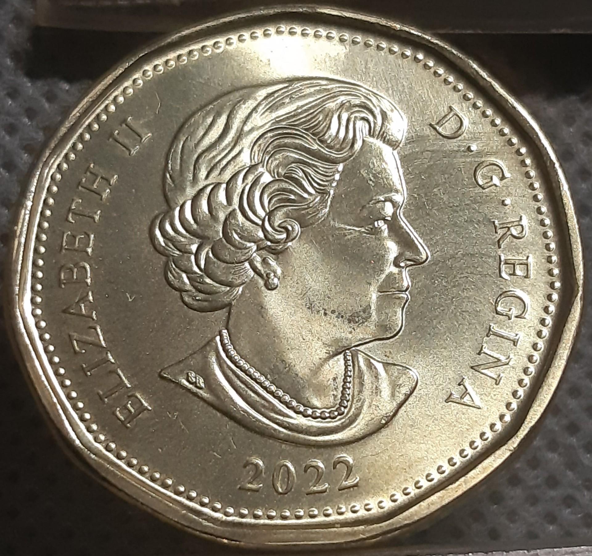 Kanada 1 Doleris 2022 Proginė UC#185 (1434)